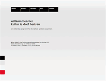 Tablet Screenshot of kulturisdorf.ch